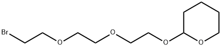 2H-Pyran, 2-[2-[2-(2-bromoethoxy)ethoxy]ethoxy]tetrahydro- Structure