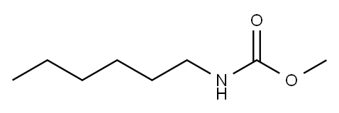 Carbamic acid, N-hexyl-, methyl ester Struktur
