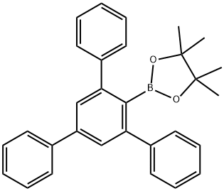 1,3,2-Dioxaborolane, 4,4,5,5-tetramethyl-2-(5'-phenyl[1,1':3',1''-terphenyl]-2'-yl)- 结构式