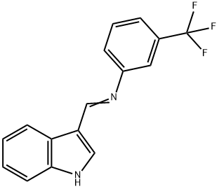 3-[N-(α,α,α-Trifluoro-m-tolyl)formimidoyl]-1H-indole Structure