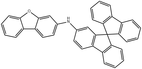 3-Dibenzofuranamine, N-9,9'-spirobi[9H-fluoren]-2-yl- 结构式