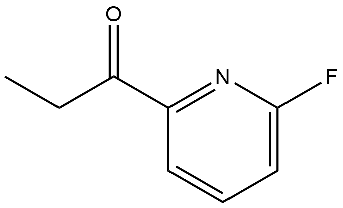 1-(6-氟吡啶-2-基)丙-1-酮, 2266652-73-5, 结构式