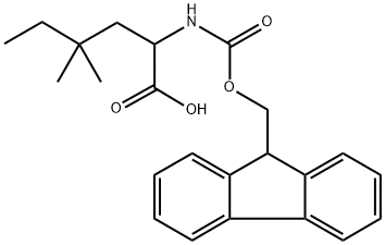 2-({[(9H-fluoren-9-yl)methoxy]carbonyl}amino)-4,4-dimethylhexanoic acid Structure