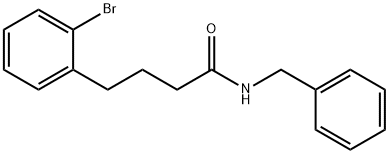 Benzenebutanamide, 2-bromo-N-(phenylmethyl)-