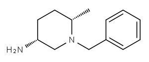 3-Piperidinamine, 6-methyl-1-(phenylmethyl)-, (3R,6S)-, 2295746-50-6, 结构式