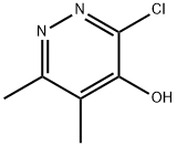 4-Pyridazinol, 3-chloro-5,6-dimethyl- 结构式
