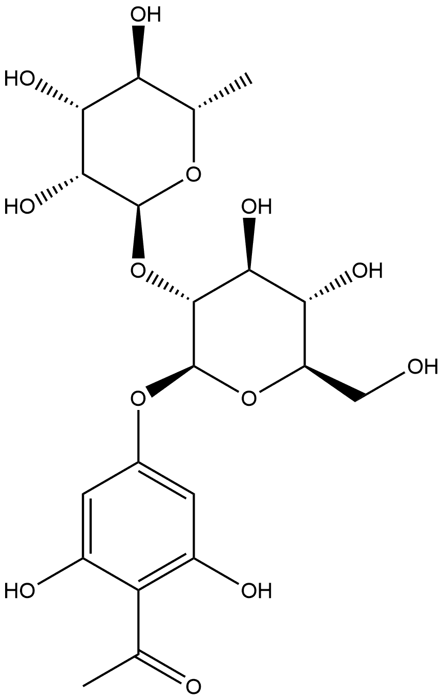 Phloroacetophenone 4-Neohesperidoside Struktur
