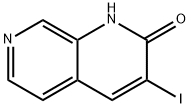 3-碘-1,7-萘啶-2(1H)-酮 结构式