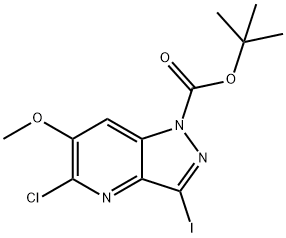 1H-Pyrazolo[4,3-b]pyridine-1-carboxylic acid, 5-chloro-3-iodo-6-methoxy-, 1,1-dimethylethyl ester