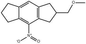 s-Indacene, 1,2,3,5,6,7-hexahydro-2-(methoxymethyl)-4-nitro- Structure