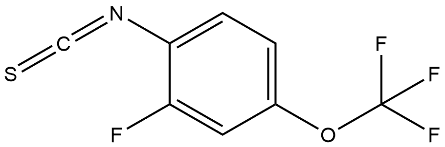 2-氟-4-(三氟甲氧基)苯基异硫氰酸酯, 2732906-52-2, 结构式