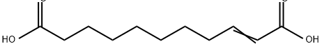 2-十一碳烯-1,11-二酸, 28598-92-7, 结构式