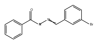 Benzoic acid, 2-[(3-bromophenyl)methylene]hydrazide Structure
