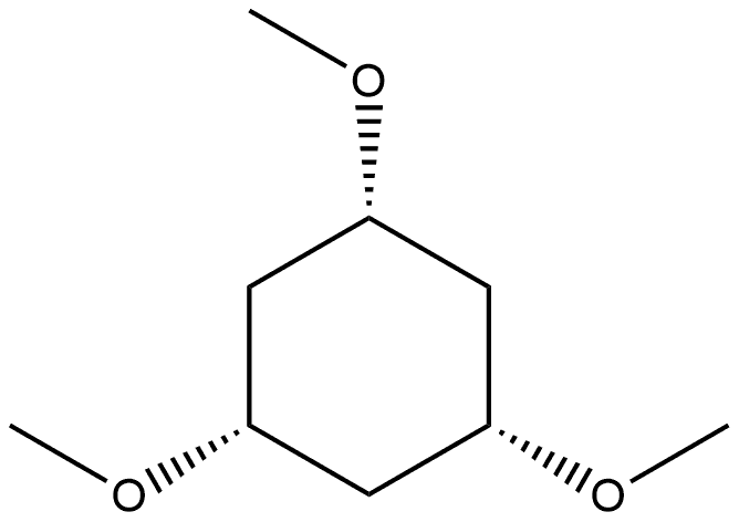 (1α,3α,5α)-1,3,5-Trimethoxycyclohexane 结构式