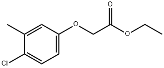 Acetic acid, 2-(4-chloro-3-methylphenoxy)-, ethyl ester Struktur
