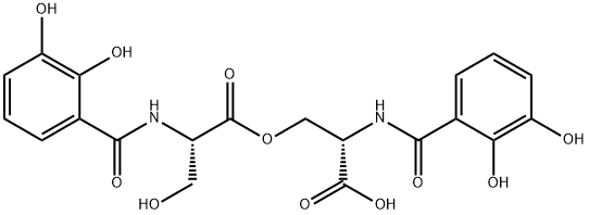 N,N'-bis(2,3-Dihydroxybenzoyl)-O-L-seryl-L-serine Structure