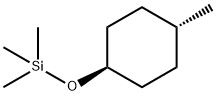 1α-[(Trimethylsilyl)oxy]-4β-methylcyclohexane 结构式