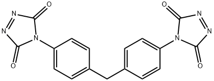 3H-1,2,4-Triazole-3,5(4H)-dione, 4,4'-(methylenedi-4,1-phenylene)bis- Structure