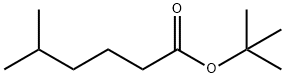 Hexanoic acid, 5-methyl-, 1,1-dimethylethyl ester Struktur
