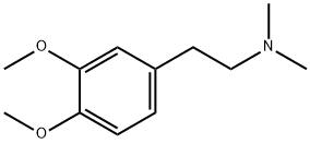 Benzeneethanamine, 3,4-dimethoxy-N,N-dimethyl- Structure