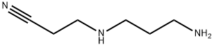Propanenitrile, 3-[(3-aminopropyl)amino]- Structure