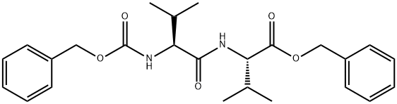 L-Valine, N-[N-[(phenylmethoxy)carbonyl]-L-valyl]-, phenylmethyl ester (9CI) Structure