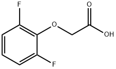 Acetic acid, 2-(2,6-difluorophenoxy)- Structure