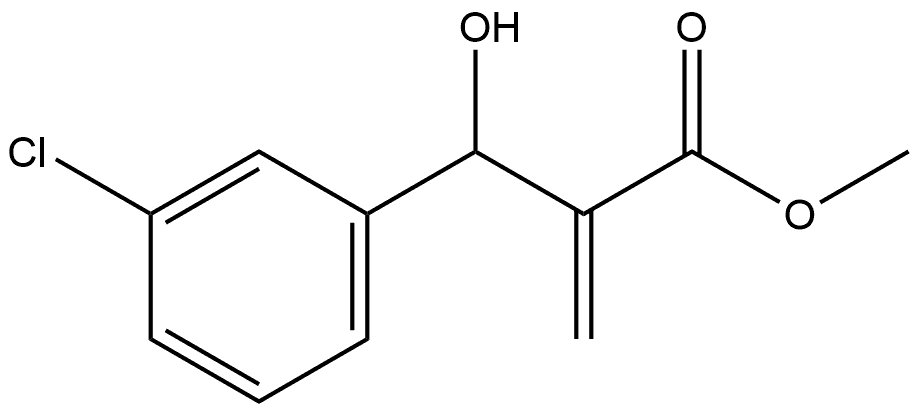 methyl α-methylene-β-[(p-toluenesulfonyl)amino]-3-(3-chlorophenyl)propionate Structure