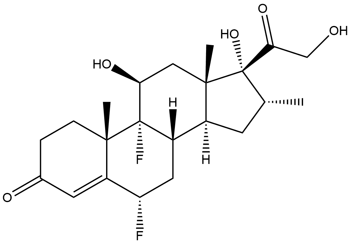 Fluocinolone Acetonide Impurity 2 Structure