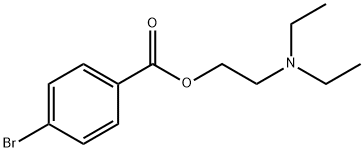 Benzoic acid, 4-bromo-, 2-(diethylamino)ethyl ester Structure
