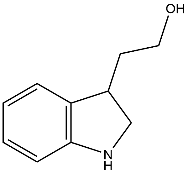 2-(2,3-dihydro-1H-indol-3-yl)ethan-1-ol Struktur