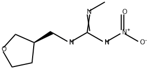 Guanidine, N''-methyl-N-nitro-N'-[[(3R)-tetrahydro-3-furanyl]methyl]- Structure
