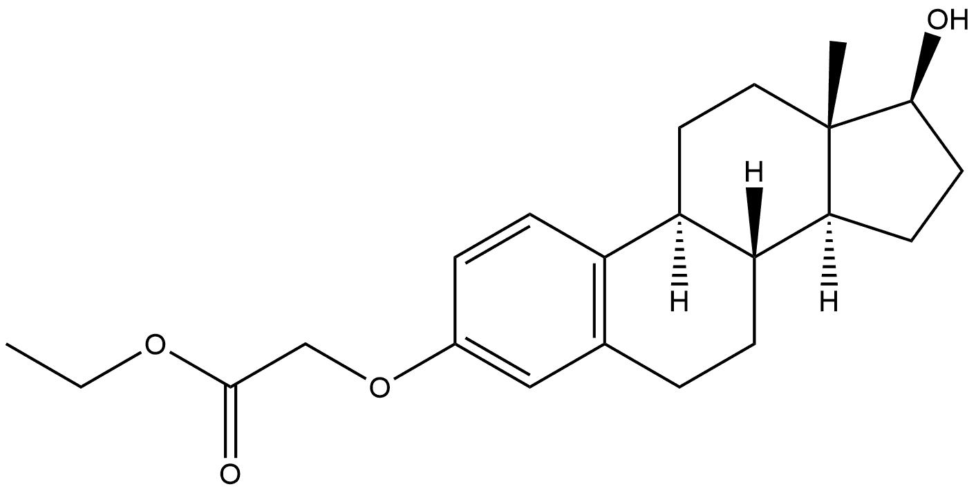 Ethy estradiol-3-oxyacetate 结构式