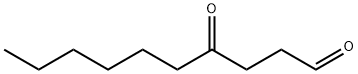 oxodecanal,4-oxodecanal Struktur