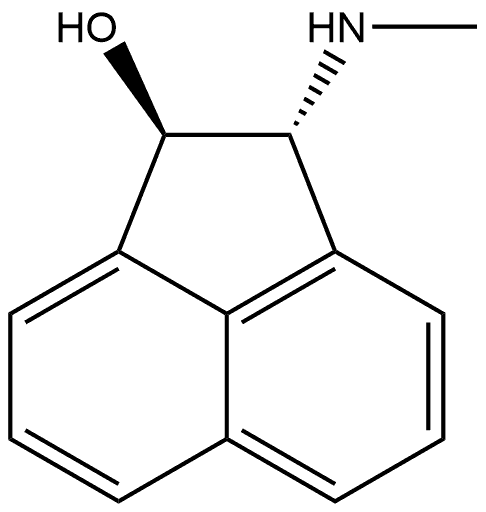 1-Acenaphthylenol,1,2-dihydro-2-(methylamino)-,(1R,2R)-rel-(+)-(9CI) Structure