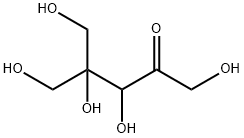 2-Pentanone, 1,3,4,5-tetrahydroxy-4-(hydroxymethyl)- Struktur