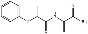 2-Propenamide, 2-[(1-oxo-2-phenoxypropyl)amino]- Structure