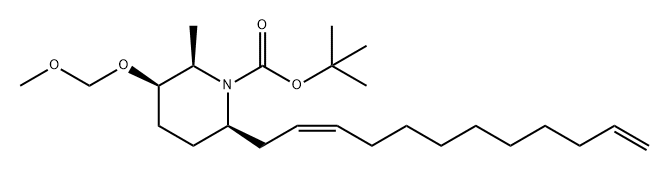 1-Piperidinecarboxylic acid, 6-(2Z)-2,11-dodecadien-1-yl-3-(methoxymethoxy)-2-methyl-, 1,1-dimethylethyl ester, (2R,3R,6R)-