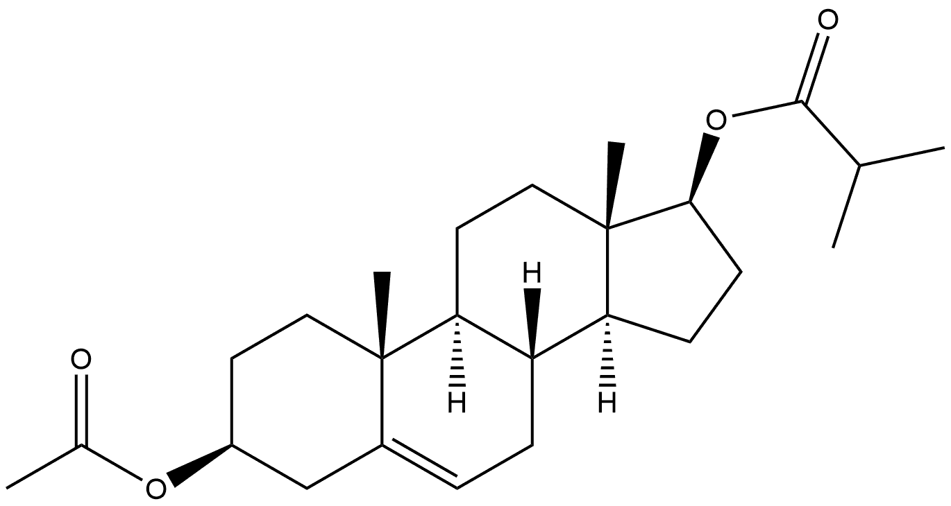 Androst-5-ene-3,17-diol, 3-acetate 17-(2-methylpropanoate), (3β,17β)- (9CI)