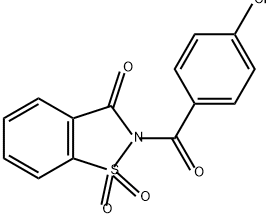1,2-Benzisothiazol-3(2H)-one, 2-(4-chlorobenzoyl)-, 1,1-dioxide
