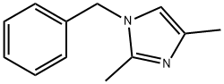 1H-Imidazole, 2,4-dimethyl-1-(phenylmethyl)- Struktur