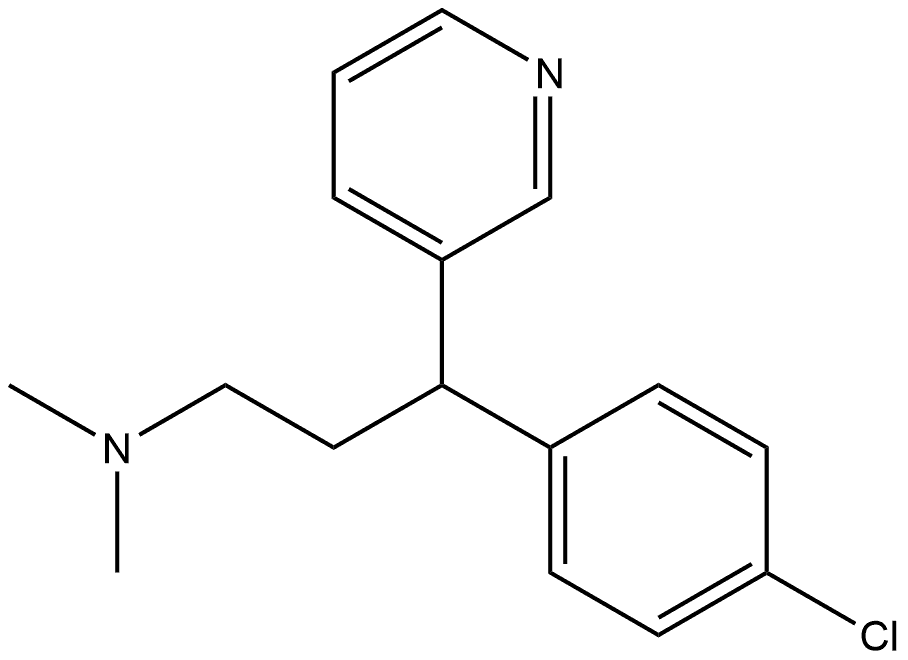 chlorpheniramine Structure