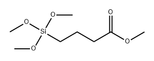 4-三甲氧硅基丁酸甲酯 结构式