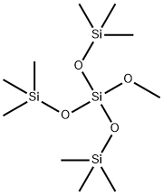 Trisiloxane, 3-methoxy-1,1,1,5,5,5-hexamethyl-3-[(trimethylsilyl)oxy]- Structure
