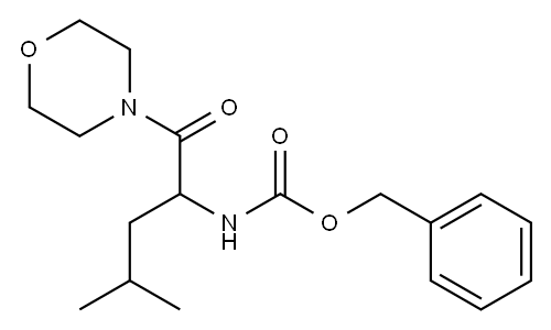 Carbamic acid, [3-methyl-1-(4-morpholinylcarbonyl)butyl]-, phenylmethyl ester (9CI) Structure