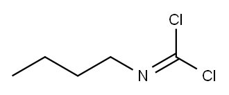 Carbonimidic dichloride, N-butyl- Structure