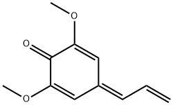 2,5-Cyclohexadien-1-one, 2,6-dimethoxy-4-(2-propen-1-ylidene)- Struktur