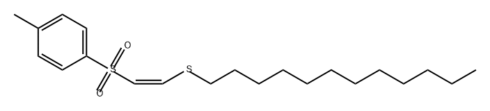 Benzene, 1-[[(1Z)-2-(dodecylthio)ethenyl]sulfonyl]-4-methyl-