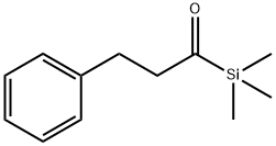 1-Propanone, 3-phenyl-1-(trimethylsilyl)- Struktur