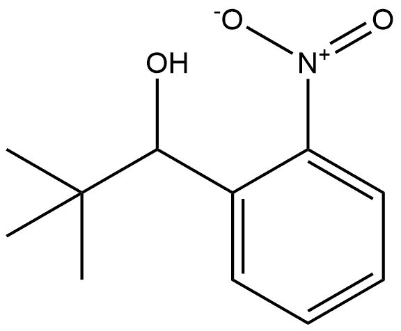 Benzenemethanol, α-(1,1-dimethylethyl)-2-nitro- 结构式